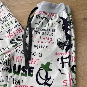 Kids Graphic Print JoggersWicked Theme  - Gray, Green, Black